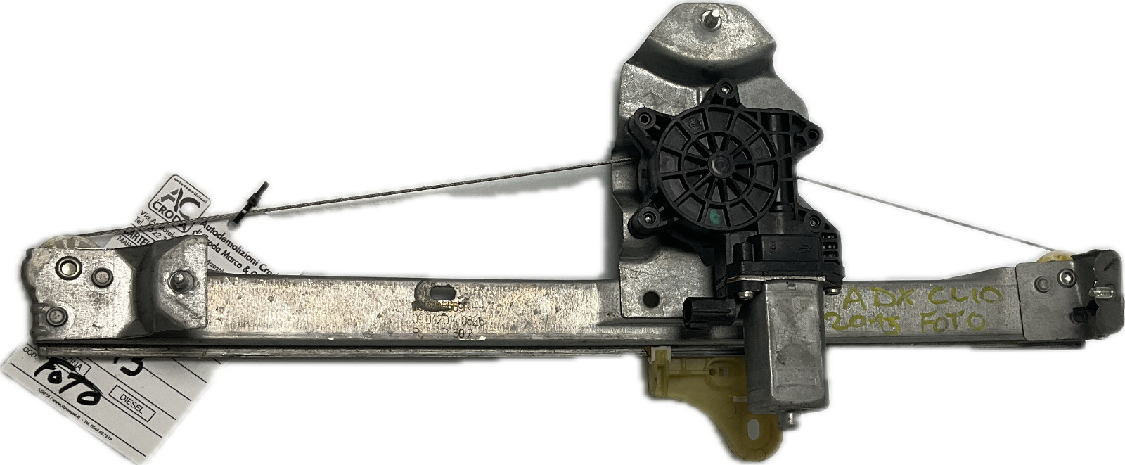 Alzavetro alzacristalli anteriore destro ant dx adx per RENAULT CLIO IV 2015