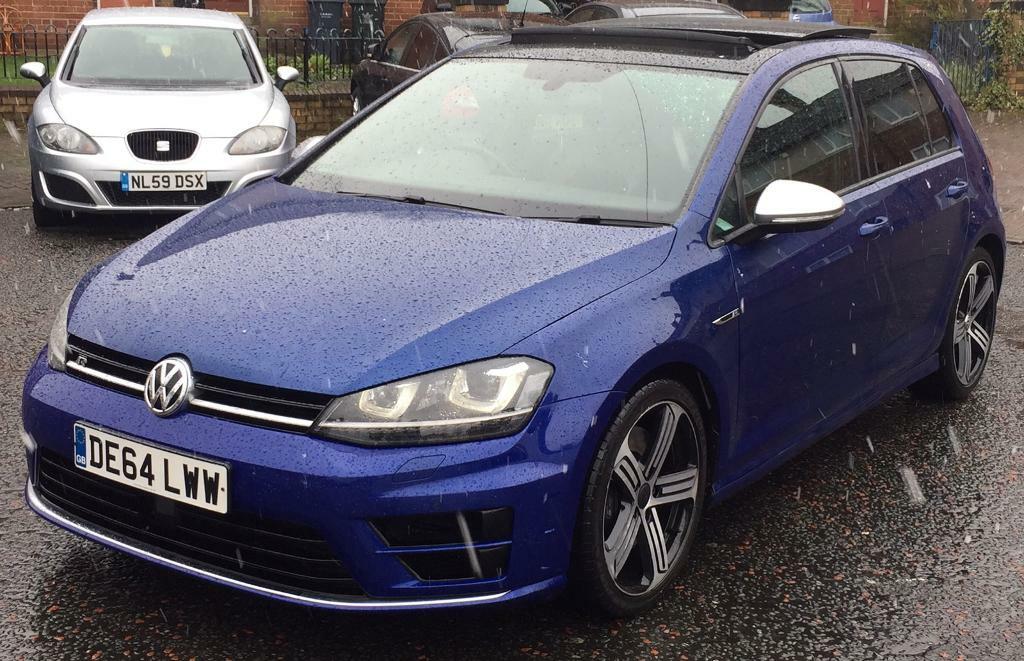 Volkswagen Golf R 2015 (64) Lapiz Blue **Manual**- Audi S3 ...