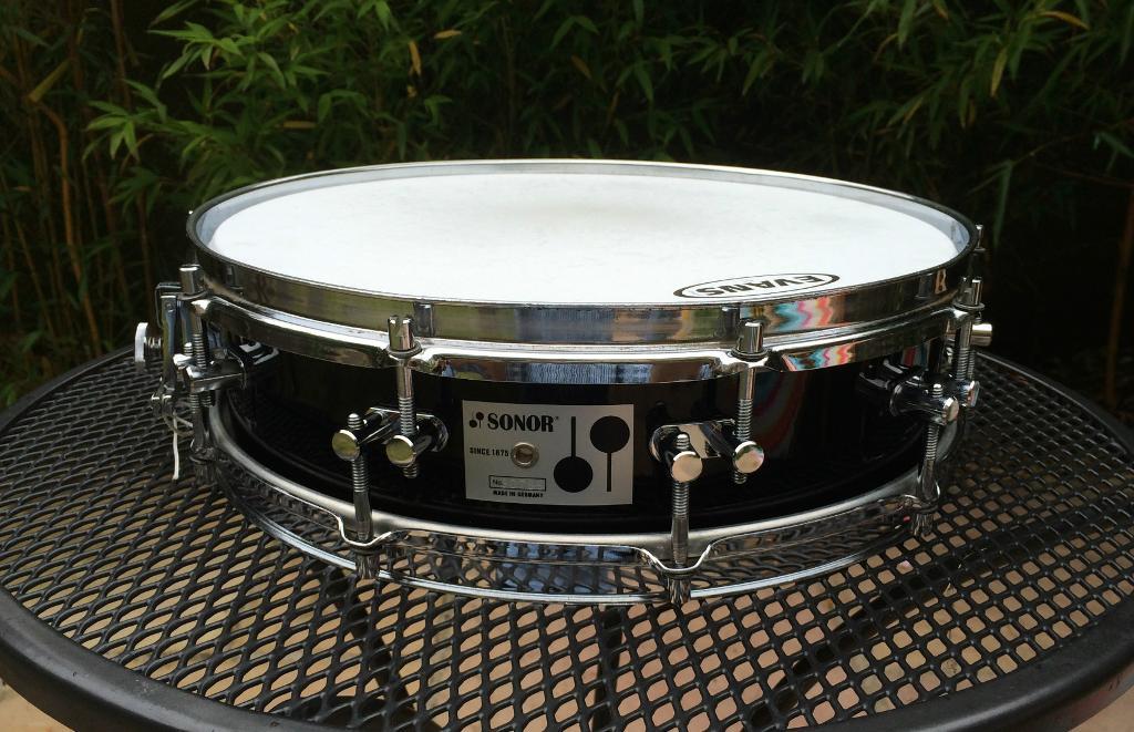 Sonor Lite LD400 piccolo 14x4 birch snare drum made in Germany in