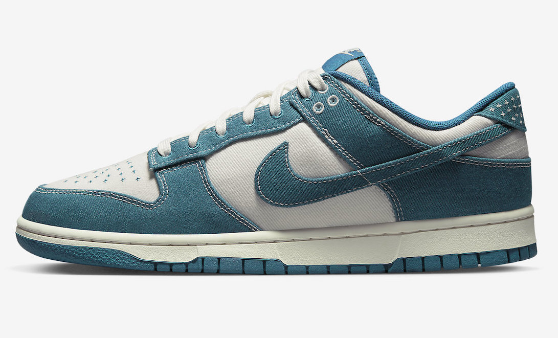 

Мужские кроссовки Nike Dunk Low Retro SE Industrial Blue White DV0834-101, Синий, Nike Dunk Retro Low