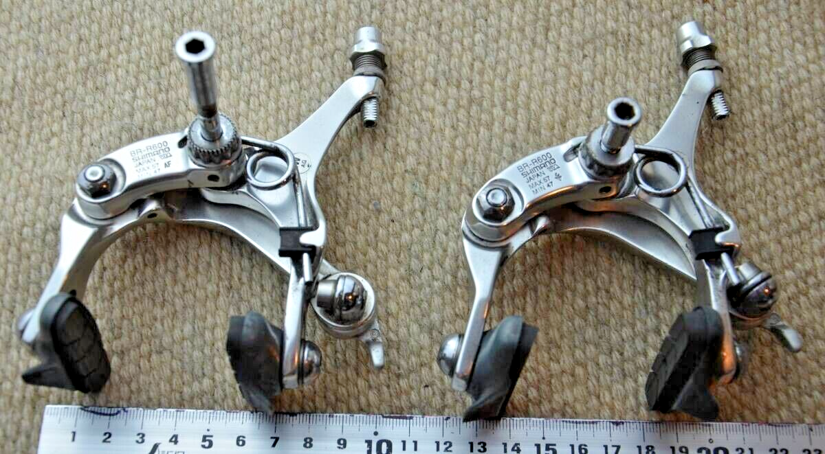SHIMANO シマノ キャリパーブレーキ BR-R600 Shimano BR-R600 Caliper Brake Set Front Rear Long Reach