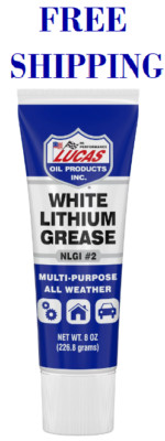 Lucas Oil 10533 White Lithium Grease - 8 oz. Squeeze Tube  