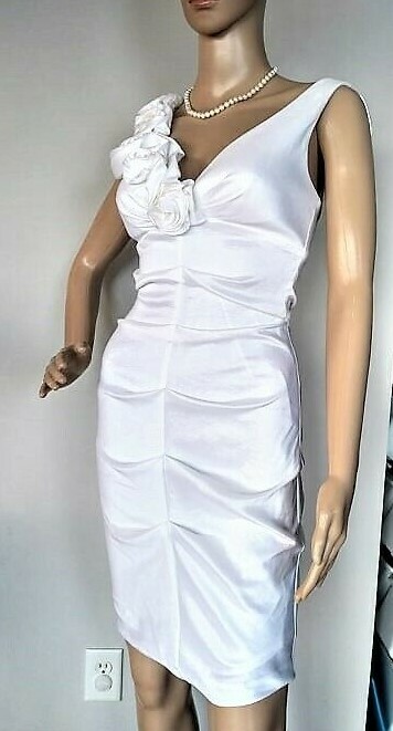Xscape White Formal Dress