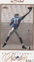 2004 Fleer inScribed Roy Williams #80