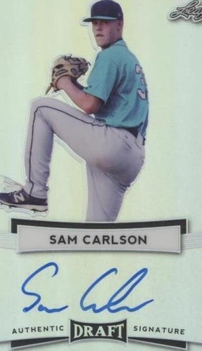 2017 Leaf Metal Draft - Sam Carlson #BA-SC1