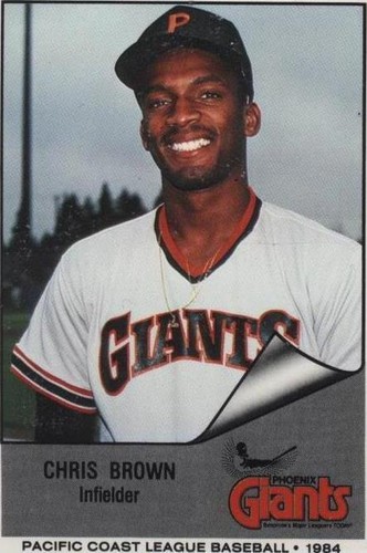 1984 Cramer Pacific Coast League - Chris Brown #23