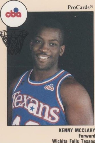 1989-90 ProCards CBA - Kenny Mcclary #21
