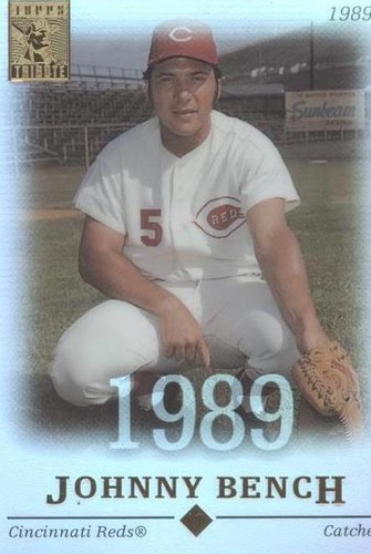 2004 Topps Tribute Hall of Fame - Johnny Bench #8