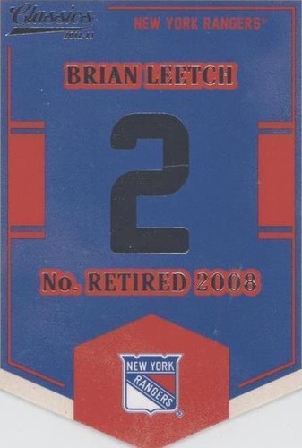 2012-13 Panini Classics Signatures - Brian Leetch #EN55