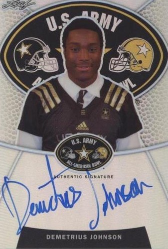 2014 Leaf Metal Draft Demetrius Johnson #ATA-DJ1