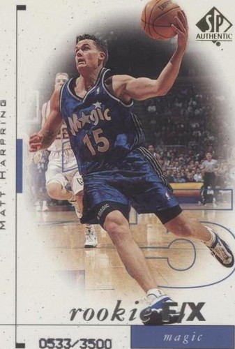 1998-99 SP Authentic - Matt Harpring #105