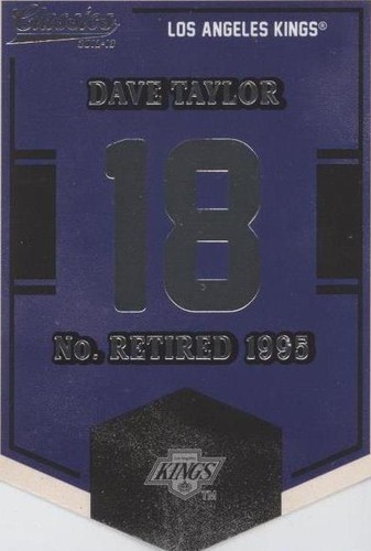 2012-13 Panini Classics Signatures - Dave Taylor #EN38