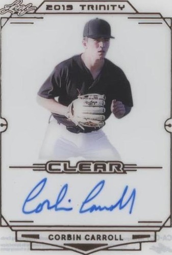 2019 Leaf Trinity - Corbin Carroll #CA-CC1