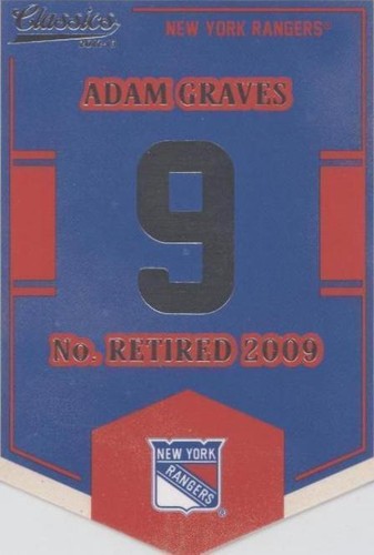 2012-13 Panini Classics Signatures - Adam Graves #EN54
