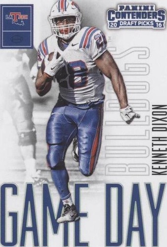2016 Panini Contenders Draft Picks Kenneth Dixon #36