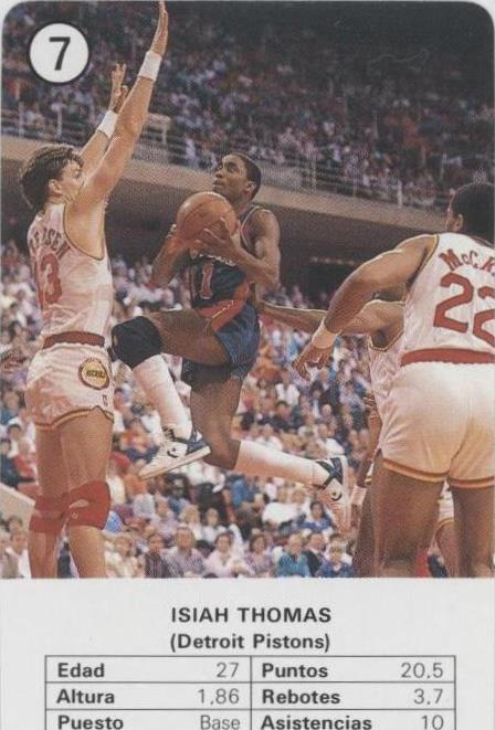 Fournier Estrellas 1988 - Isiah Thomas #7