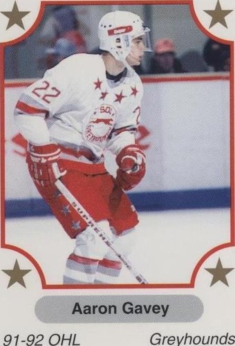 1991-92 7th Inning Sketch OHL - Aaron Gavey #316