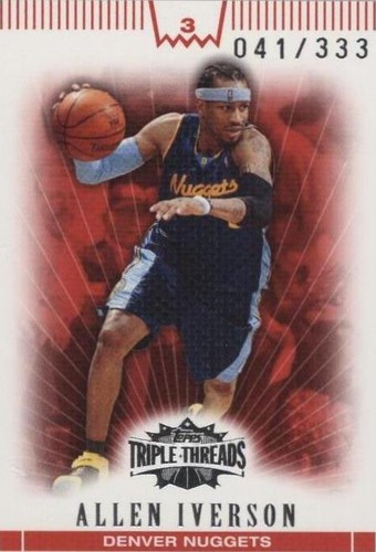2007-08 Topps Triple Threads - Allen Iverson #30