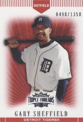 2007 Topps Triple Threads - Gary Sheffield #84