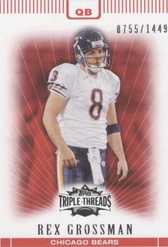 2007 Topps Triple Threads Rex Grossman #20