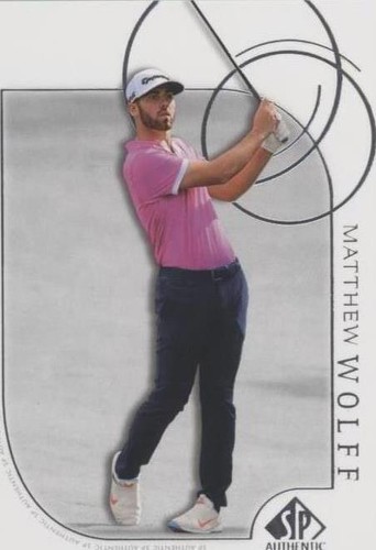 2021 SP Authentic - Matthew Wolff #01-MW