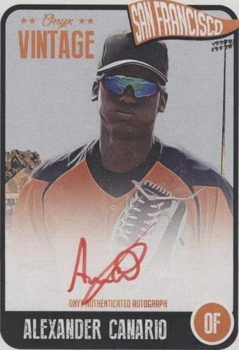 2020 Onyx Vintage - Alexander Canario #VAAC
