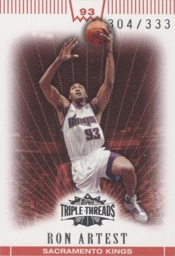 2007-08 Topps Triple Threads - Metta World Peace #83