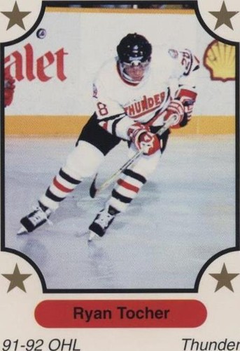 1991-92 7th Inning Sketch OHL - Ryan Tocher #204