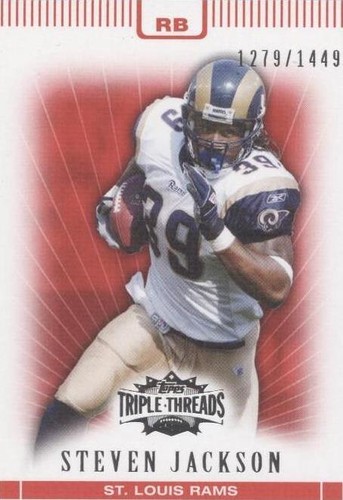 2007 Topps Triple Threads Steven Jackson #27