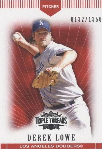 2007 Topps Triple Threads - Derek Lowe #77