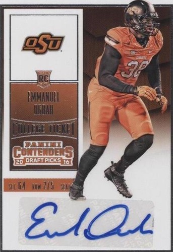 2016 Panini Contenders Draft Picks Emmanuel Ogbah #177