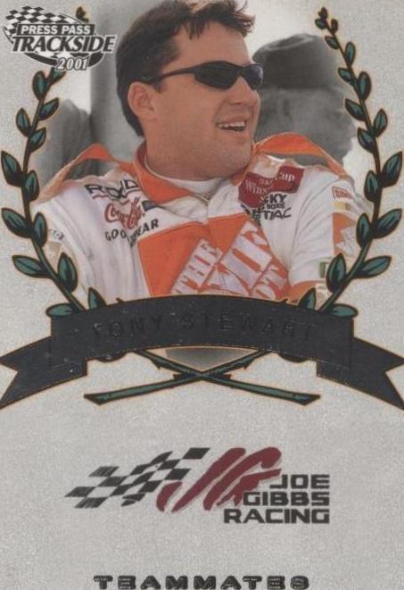 2001 Press Pass Trackside - Tony Stewart #67