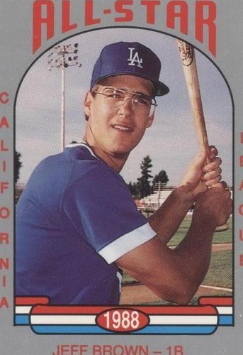 1988 Cal League California League All-Stars - Jeffrey Brown #46