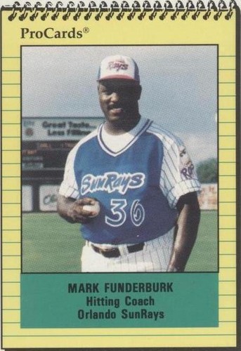 1991 ProCards Minor League - Mark Funderburk #1866