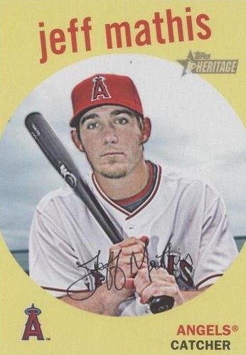 2008 Topps Heritage High Number - Jeff Mathis #643