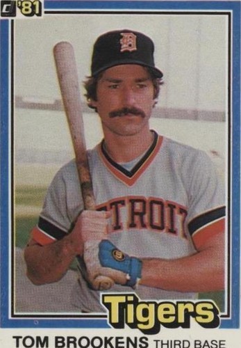 1981 Donruss - Tom Brookens #6
