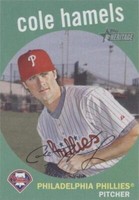 2008 Topps Heritage - Cole Hamels #75