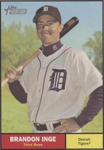 2010 Topps Heritage - Brandon Inge #67