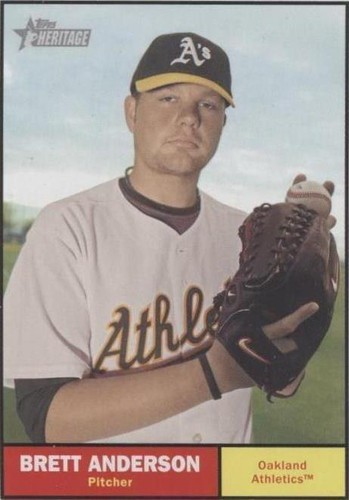 2010 Topps Heritage - Brett Anderson #434