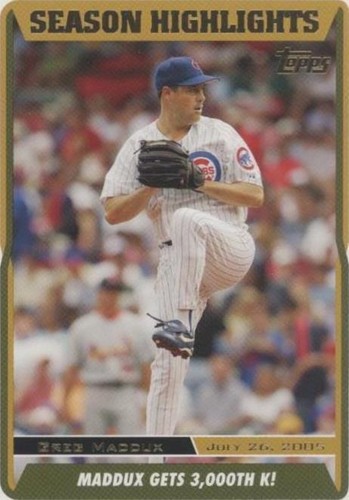 2005 Topps Updates & Highlights - Greg Maddux #UH112