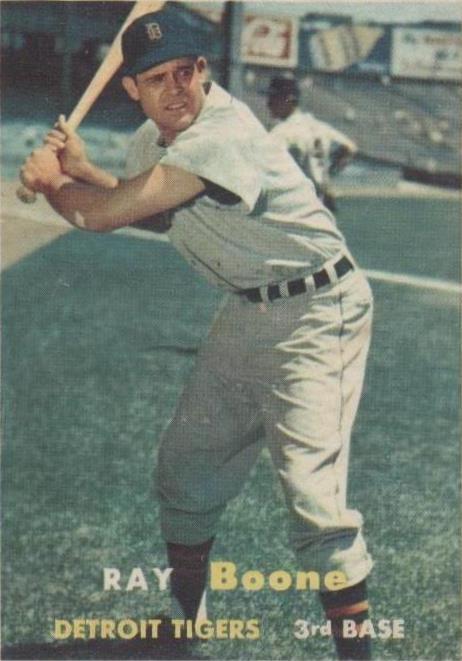 1957 Topps - Ray Boone #102
