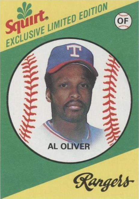 1981 Topps Squirt Exclusive Limited Edition - Al Oliver #22