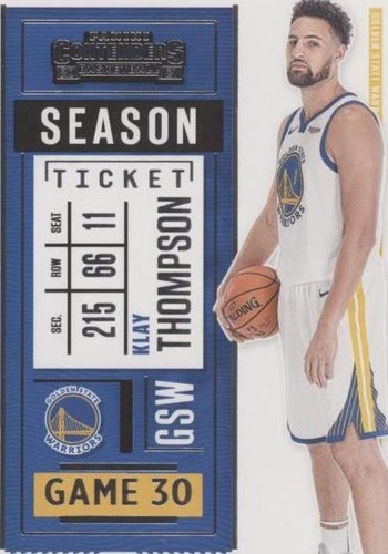 2020-21 Panini Contenders - Klay Thompson #72