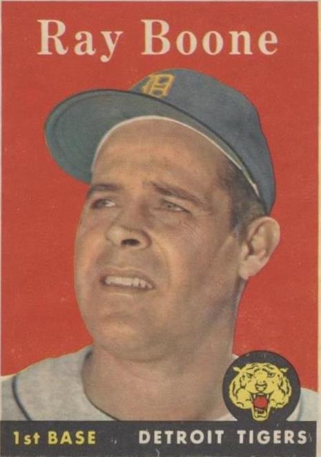 1958 Topps - Ray Boone #185