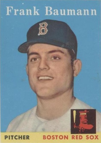 1958 Topps #167 Frank Baumann PSA 8 RC Rookie Red Sox (9435