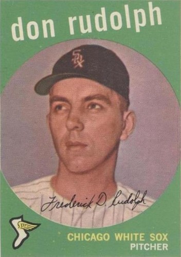 34565) 1959 Topps 179 Don Rudolph White Sox-EM | eBay