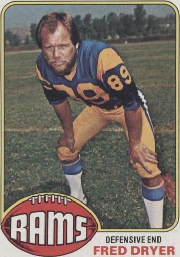 1976 Topps Fred Dryer #252