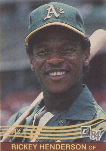 1984 Donruss - Rickey Henderson #54
