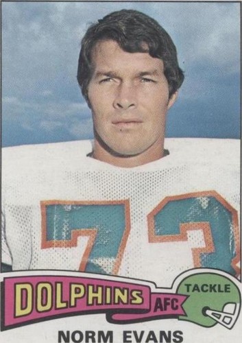 1975 Topps Norm Evans #234