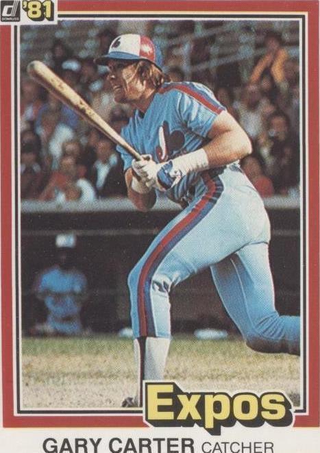 1981 年 Donruss - Gary Carter #90
